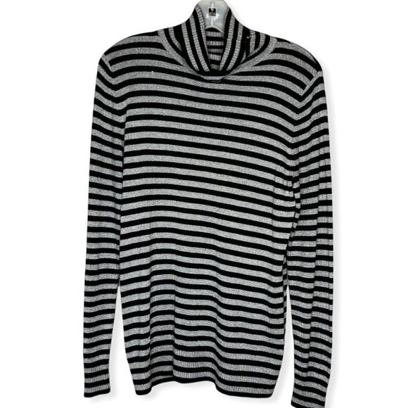 Joseph Abboud Sweaters - Joseph A Striped Turtleneck Sweater‎
